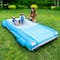 Swimline 8.75ft. Blue Classic Convertible Car Inflatable Swimming Pool Lounger Float